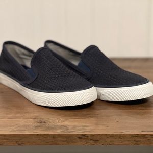 NWT Suede Sperry Slip-On Sneakers